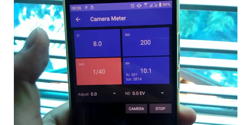 App đo sáng máy film Android