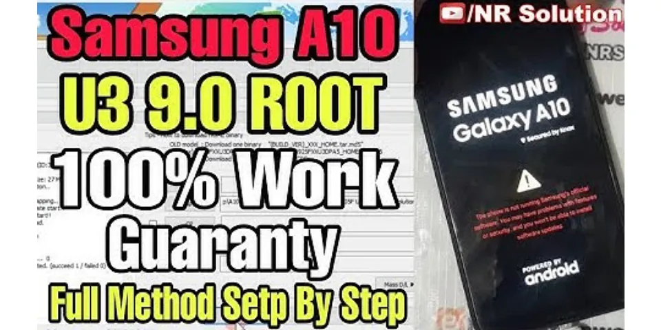 Root Android 9 Samsung